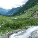 Алибекский водопад.Домбай